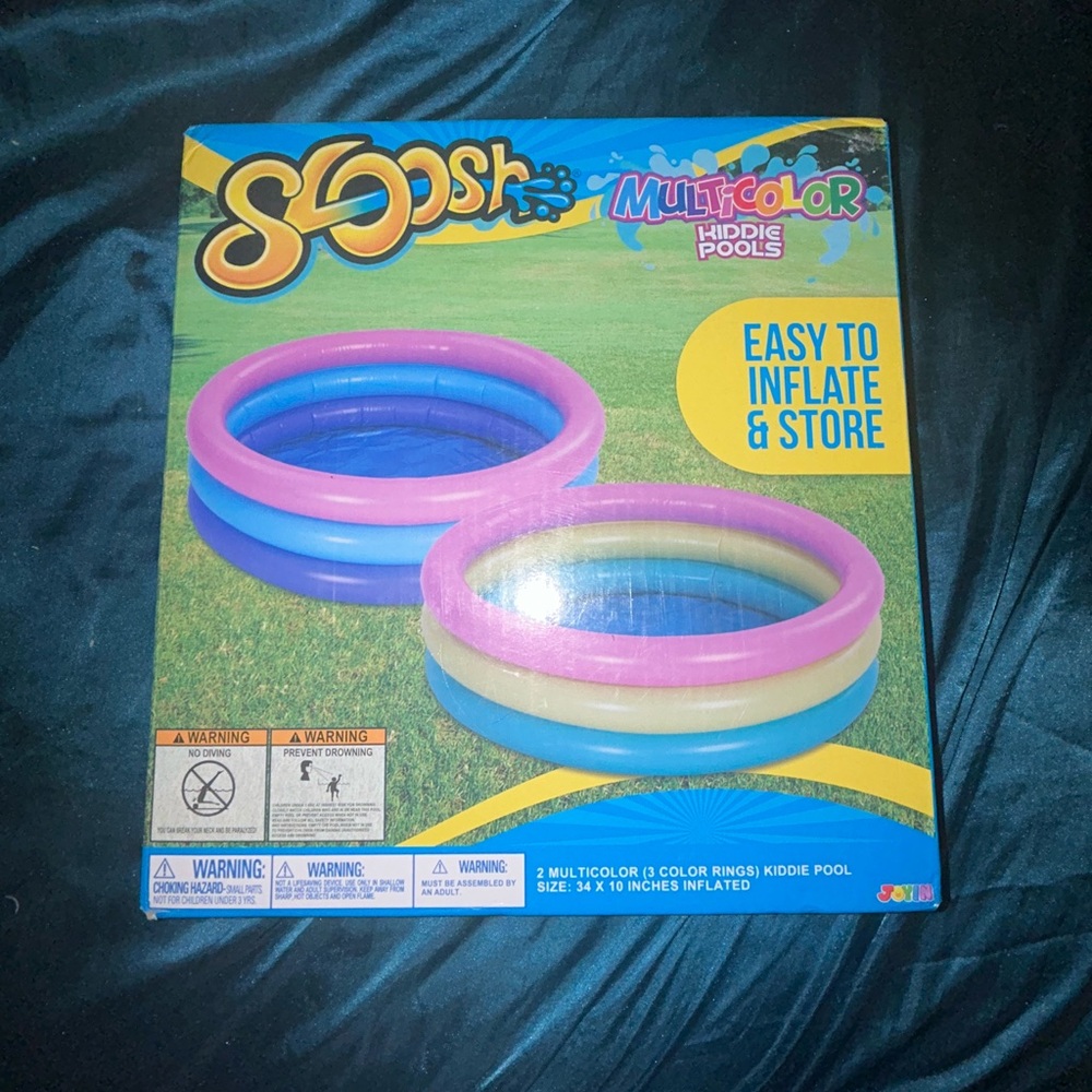 Multicolor Inflatable Kiddie Pool